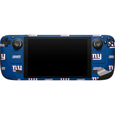NFL New York Giants Blitz Series Steam Deck Handheld Gaming Computer Skin